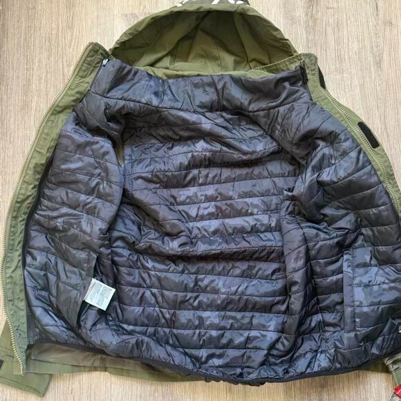 Izzue IZ-X04 ARMY military jacket in olive green, size L - Picture 4 of 12